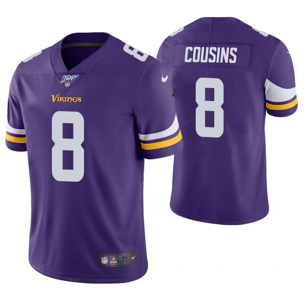Kirk Cousins Minnesota Vikings purple Vapor jersey