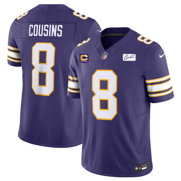 Kirk Cousins Minnesota Vikings purple Vapor jersey