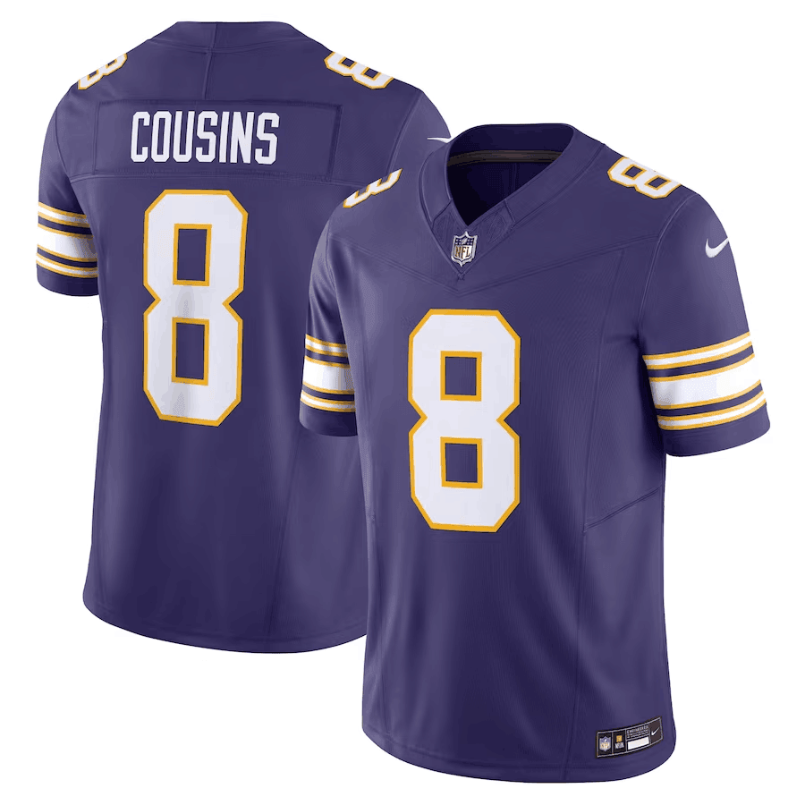 Kirk Cousins Minnesota Vikings purple Untouchable jersey