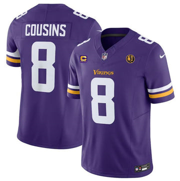 Kirk Cousins Minnesota Vikings purple Vapor jersey