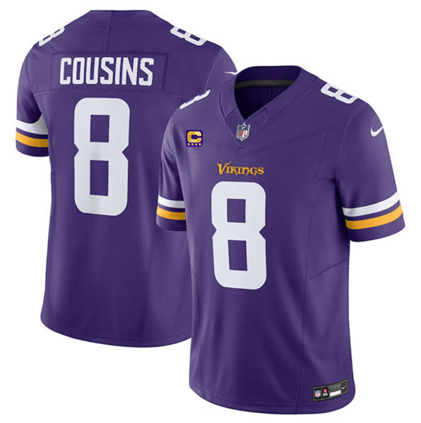 Kirk Cousins Minnesota Vikings purple Vapor jersey