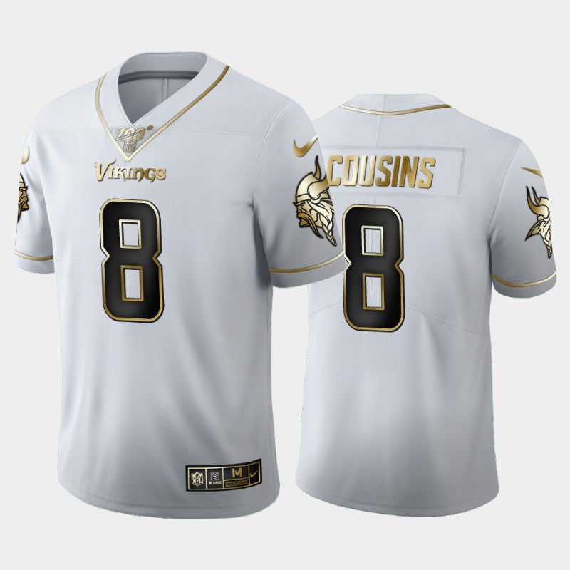 Kirk Cousins Minnesota Vikings white Limited jersey