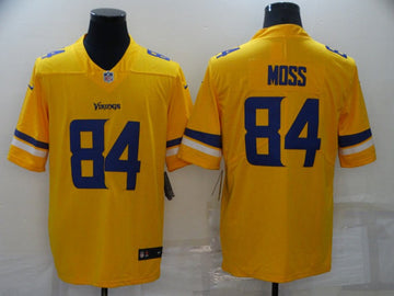 Randy Moss Minnesota Vikings gold Inverted Legend jersey