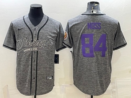 Randy Moss Minnesota Vikings gray jersey