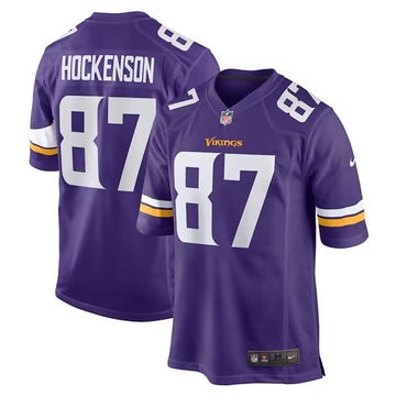 T.J. Hockenson Minnesota Vikings purple Game jersey