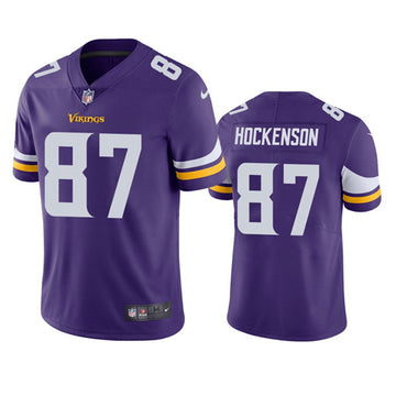 T.J. Hockenson Minnesota Vikings purple Vapor jersey