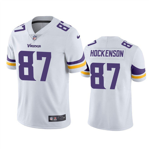 T.J. Hockenson Minnesota Vikings white Vapor jersey