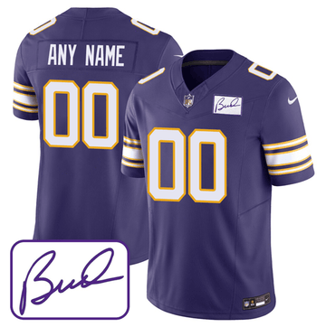 Custom Minnesota Vikings purple Limited jersey