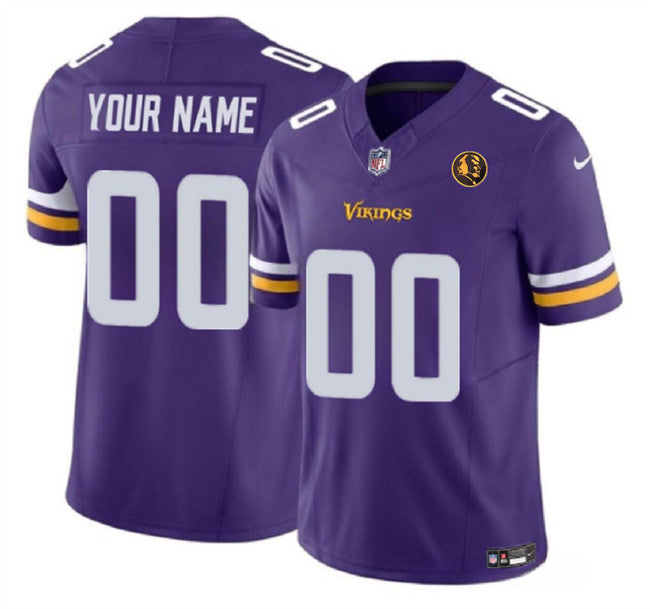 Custom Minnesota Vikings purple Vapor jersey