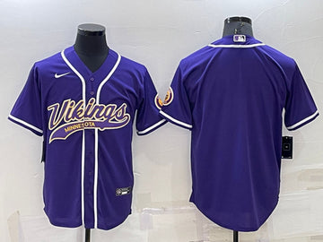 Custom Minnesota Vikings purple jersey