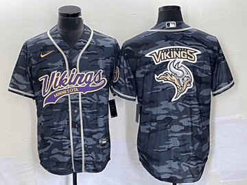 Minnesota Vikings gray Camo jersey