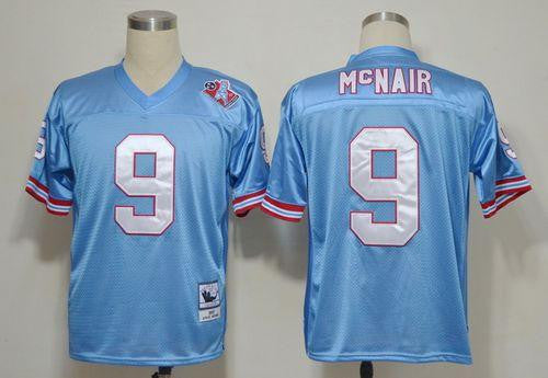 Mitchell And Ness Oilers blue Throwback jersey