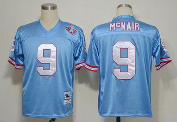 Mitchell And Ness Oilers blue Throwback jersey