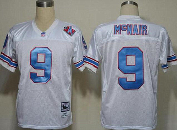 Mitchell And Ness Oilers white Throwback jersey