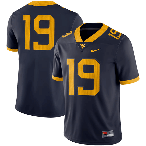 West Virginia Mountaineers navy jersey
