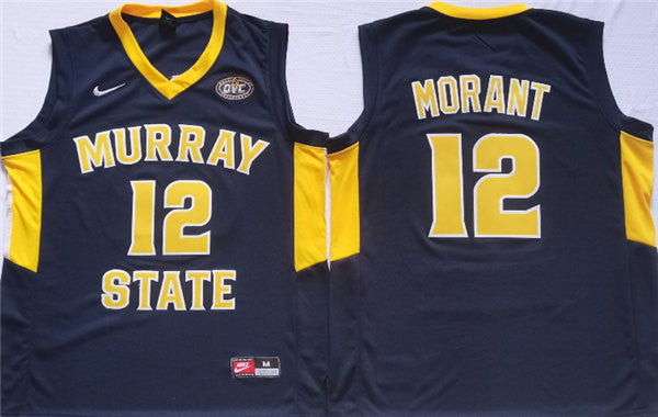 Ja Morant Murray State Racers navy jersey