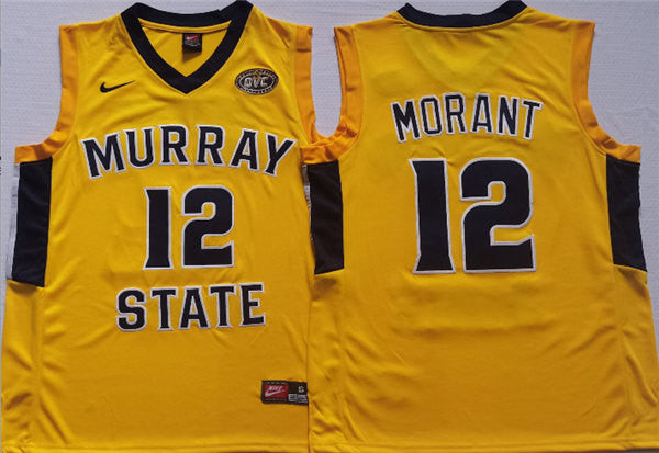 Ja Morant Murray State Racers yellow jersey