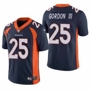 Denver Broncos navy Vapor jersey