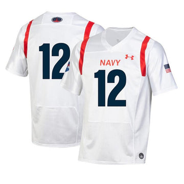 Navy Midshipmen white jersey