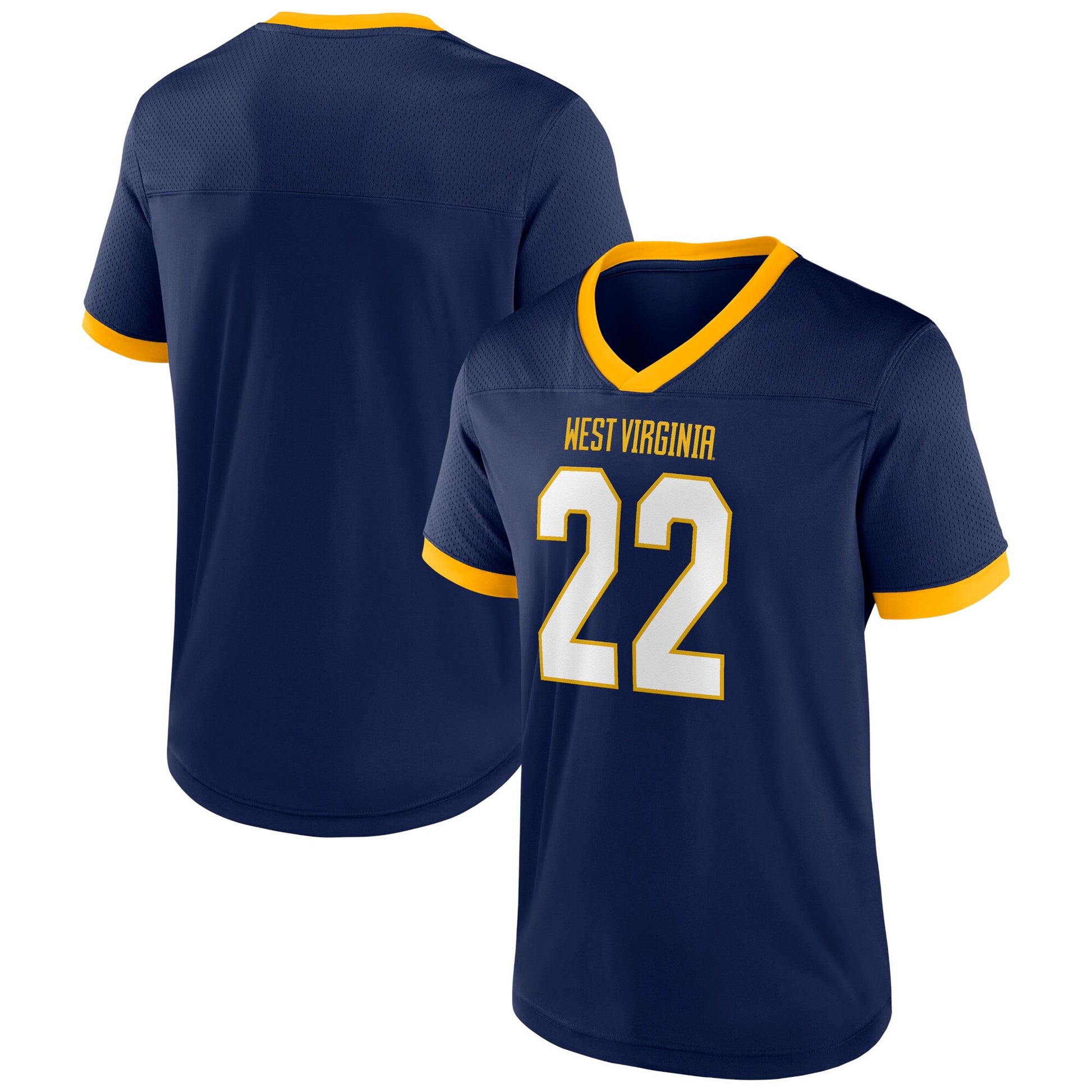 West Virginia Mountaineers navy jersey