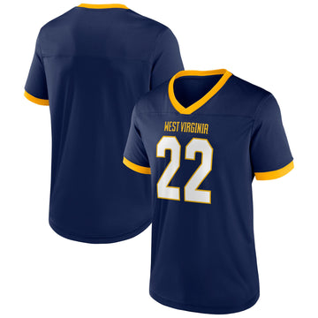 West Virginia Mountaineers navy jersey
