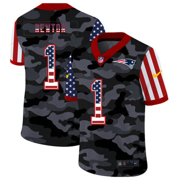 Cam Newton New England Patriots camo Limited jersey