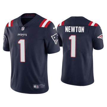 Cam Newton New England Patriots navy Vapor jersey