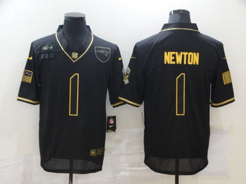 Cam Newton New England Patriots black Salute To Service jersey