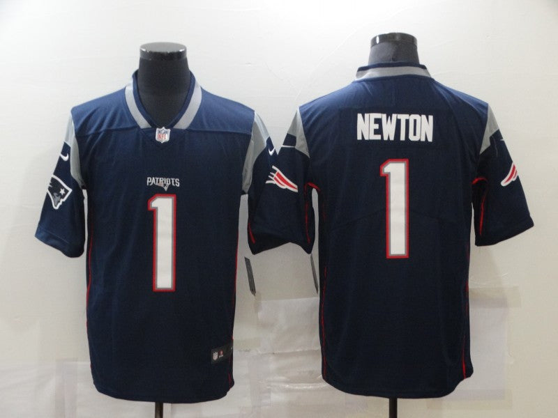 Cam Newton New England Patriots navy Vapor jersey
