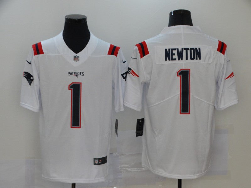 Cam Newton New England Patriots white Vapor jersey