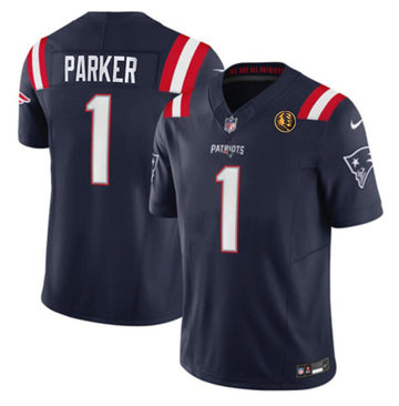 DeVante Parker New England Patriots navy Vapor jersey