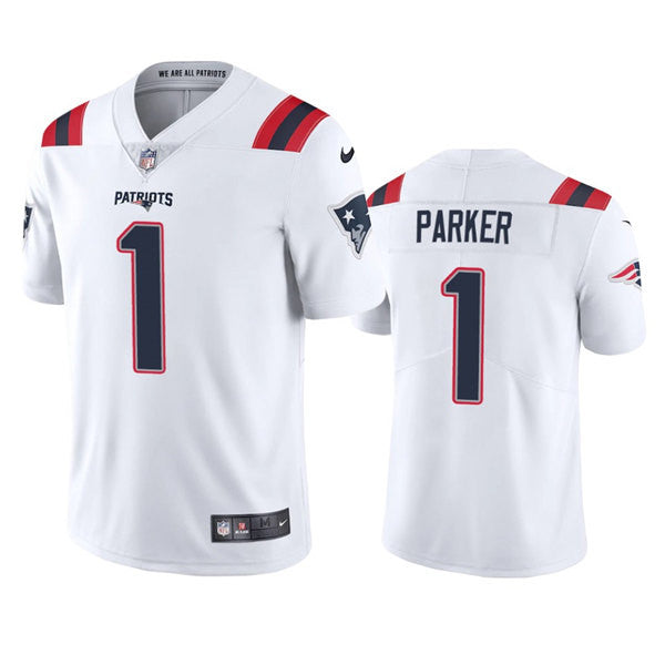 DeVante Parker New England Patriots white Vapor jersey