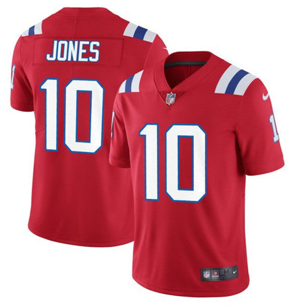 Mac Jones New England Patriots red Vapor jersey