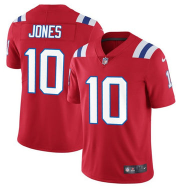 Mac Jones New England Patriots red Vapor jersey