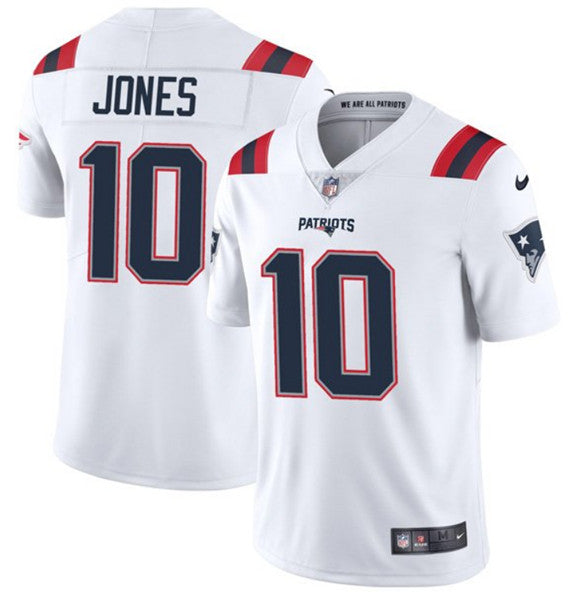 Mac Jones New England Patriots white Vapor jersey