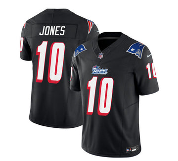 Mac Jones New England Patriots black Limited jersey