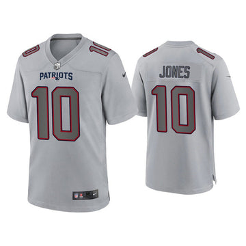 Mac Jones New England Patriots gray Game jersey