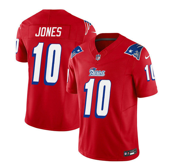 Mac Jones New England Patriots red Limited jersey