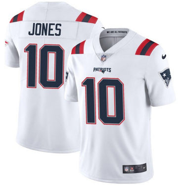 Mac Jones New England Patriots white Vapor jersey