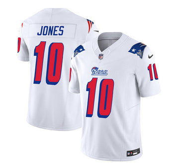 Mac Jones New England Patriots white Limited jersey