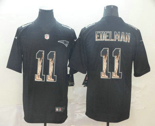 Julian Edelman New England Patriots black Limited jersey