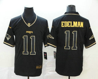 Julian Edelman New England Patriots black jersey