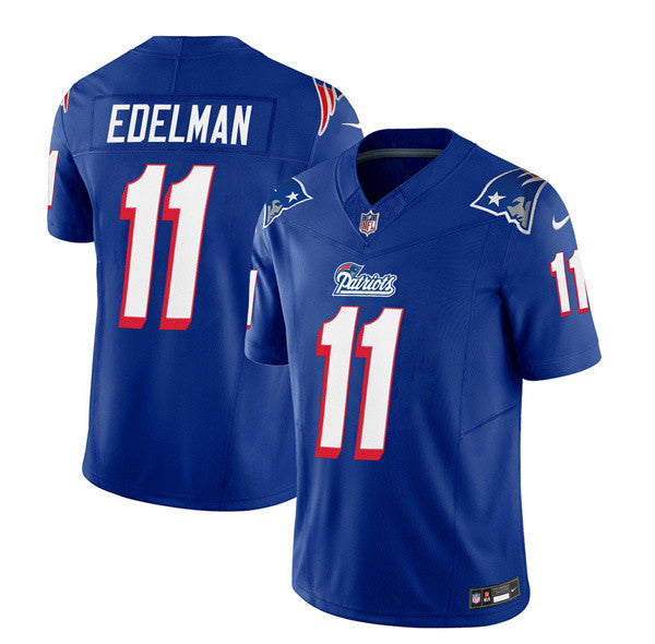 Julian Edelman New England Patriots blue Limited jersey