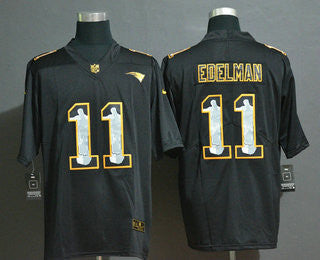 Julian Edelman Jesus Faith New England Patriots black Vapor jersey
