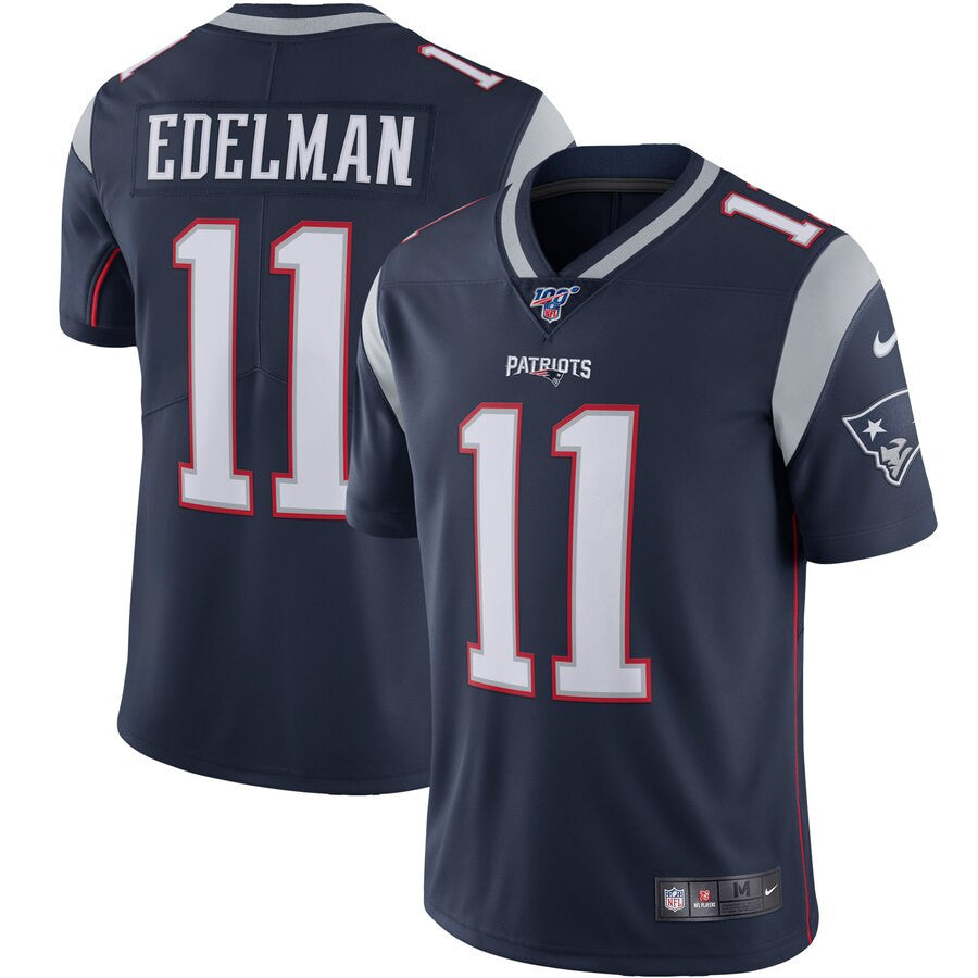 Julian Edelman New England Patriots navy Vapor jersey