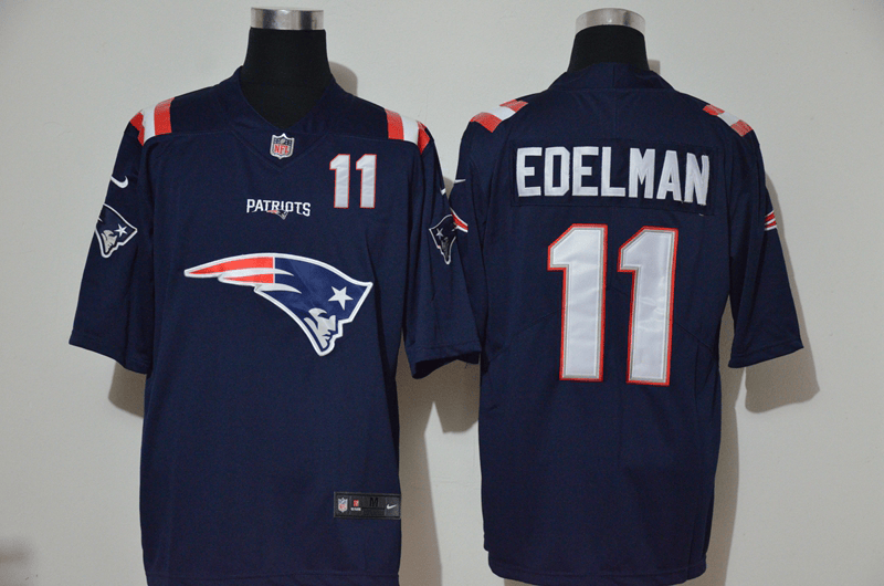 Julian Edelman New England Patriots navy Vapor jersey