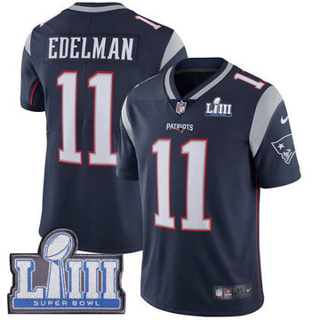 Julian Edelman New England Patriots navy Vapor jersey