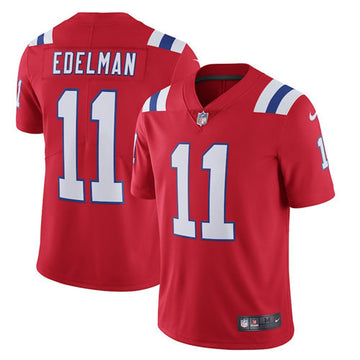 Julian Edelman New England Patriots red Vapor jersey