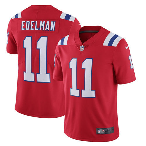 Julian Edelman New England Patriots red Vapor jersey