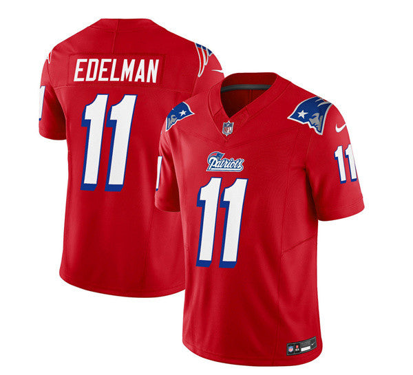Julian Edelman New England Patriots red Limited jersey